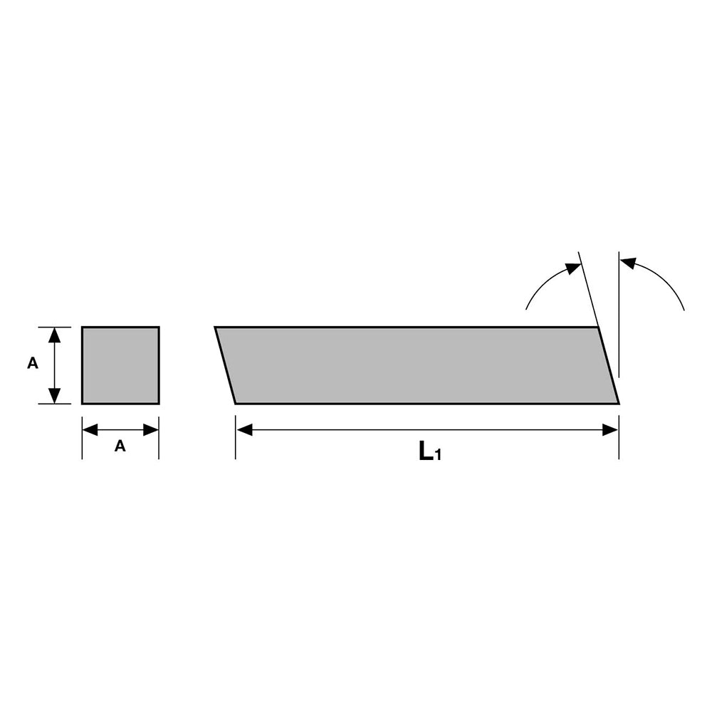 Barrette rettificate sezione quadrata