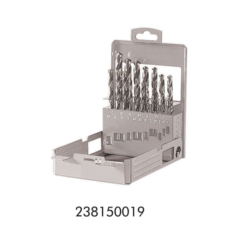 Assortimento di punte rettificate bianche in box di metallo