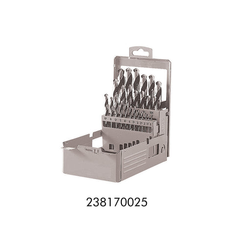 Assortimento di punte fresate in box di metallo
