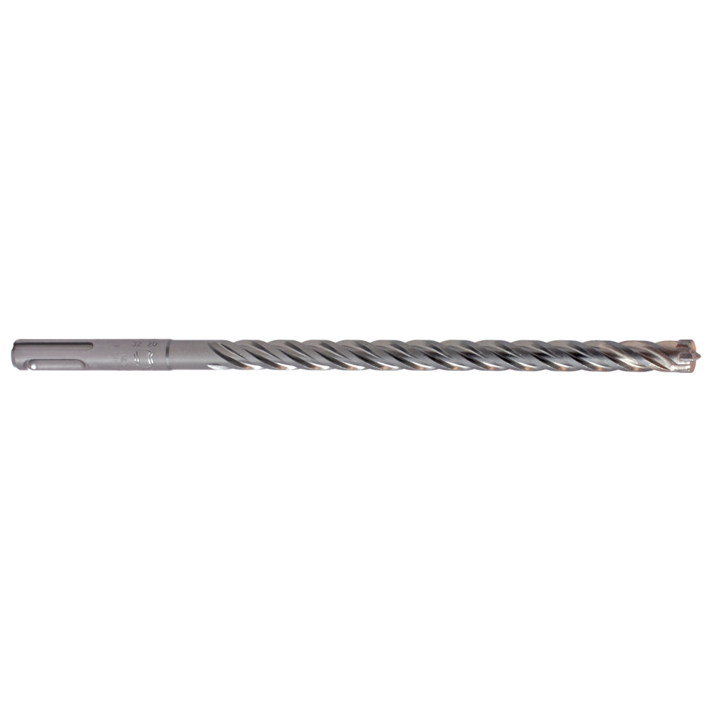 PUNTE SDS-PLUS A 4 TAGLIENTI CON TESTA INTEGRALE IN MD - MADE IN GERMANY
