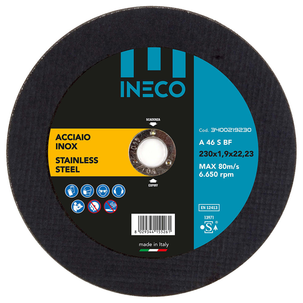 Dischi da taglio per acciaio inox