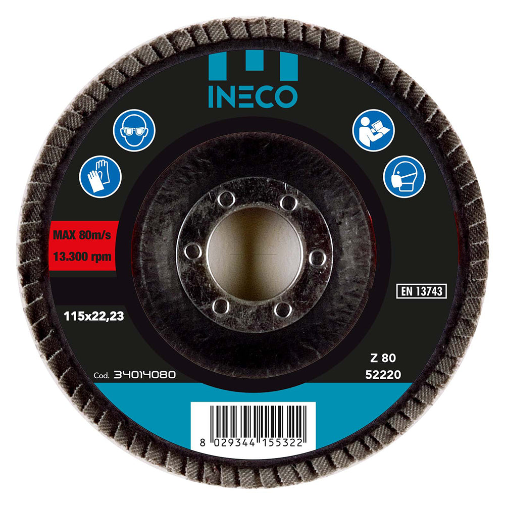 Dischi lamellari allo zirconio per acciaio inox