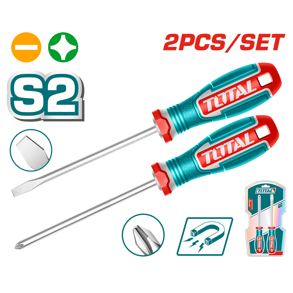 Set 2 giraviti intaglio e Phillips®