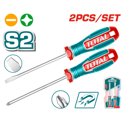Set 2 giraviti intaglio e Phillips®