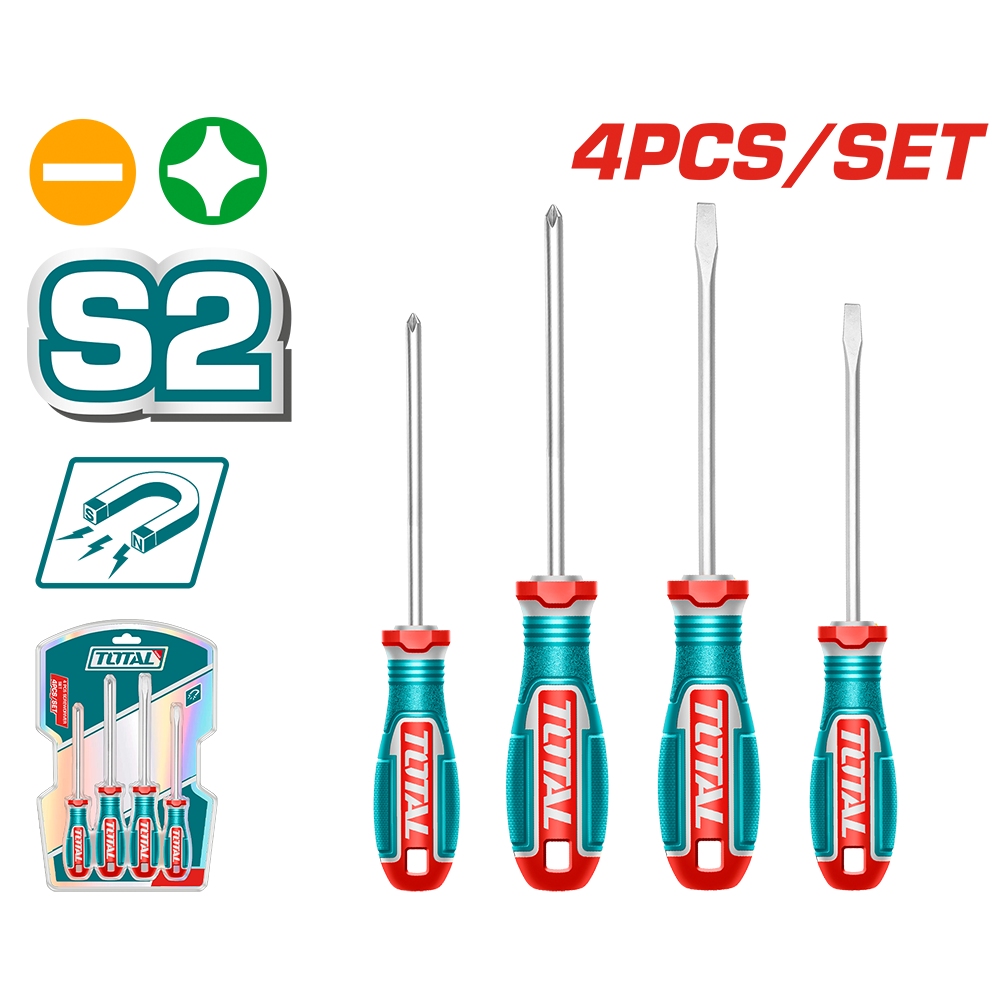 Set 4 giraviti intaglio e Phillips®