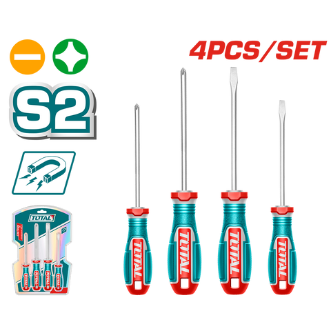 Set 4 giraviti intaglio e Phillips®