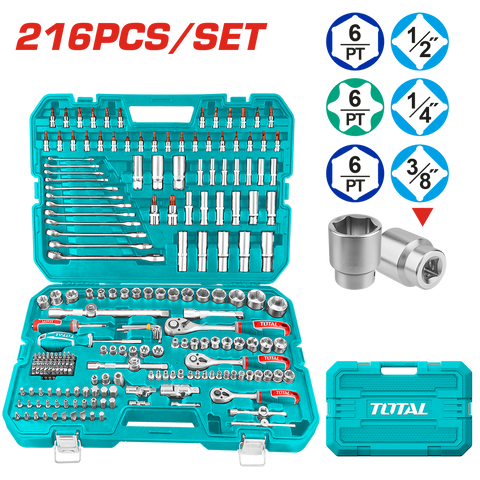 Set di Utensili Manuali in Valigetta da 216 Pezzi