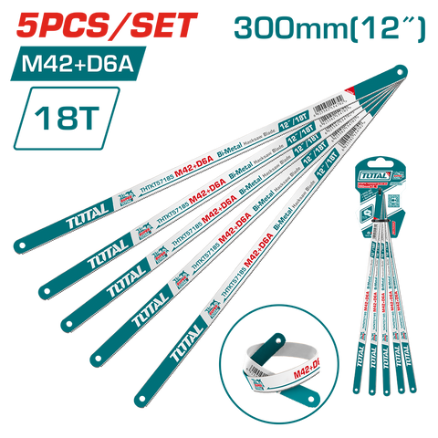 Lama bimetallica per seghetto 300 mm 18 denti