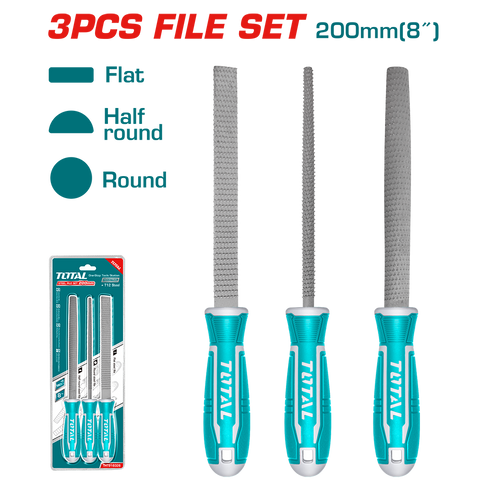 Set 3 raspe con impugnatura