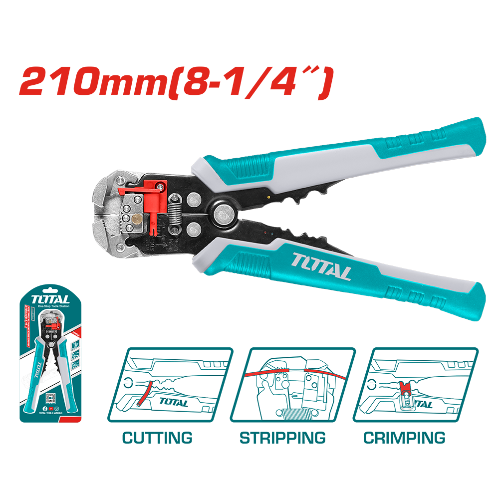 Pinza spellafili automatica tripla funzione