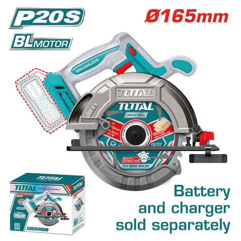 Sega Circolare a Batteria 20V, Ø 165 mm SOLO CORPO MACCHINA