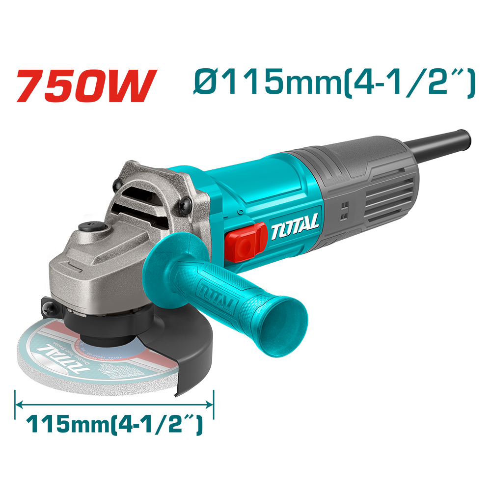 Smerigliatrice Angolare 750 W, 115 mm