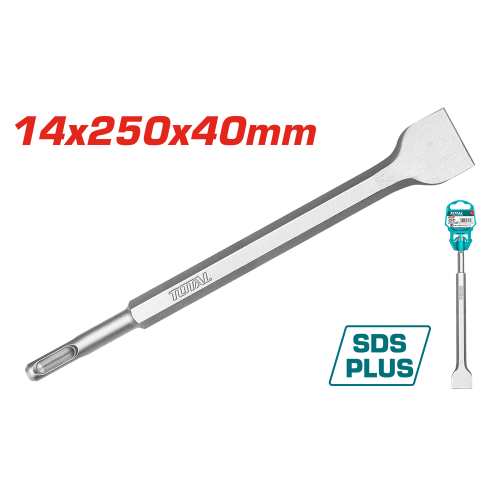 Scalpello SDS-PLUS piatto largo 40x250 mm