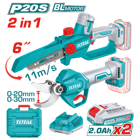 Set Cesoia + Potatore a Batteria 20V