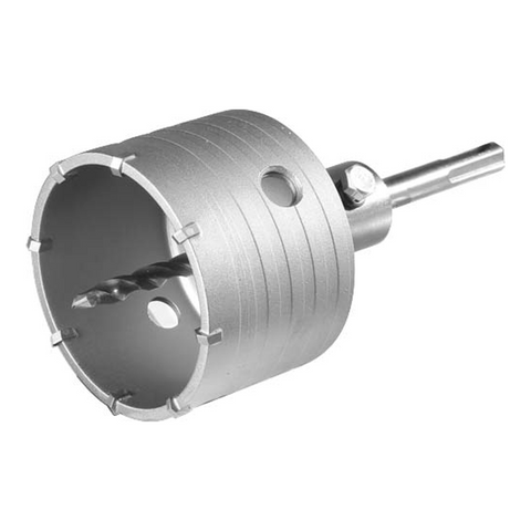 Set fresa a tazza per muro, gambo SDS-PLUS e punta pilota