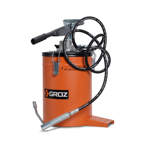Ingrassatore a pedale con fusto