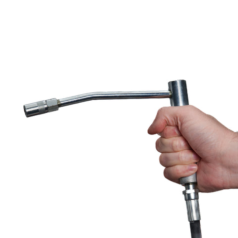 Ingrassatore a pedale con fusto