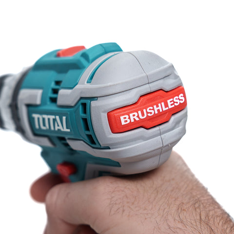 TRAPANO AVVITATORE 20 V CON PERCUSSIONE, MOTORE BRUSHLESS, 2 BATTERIE