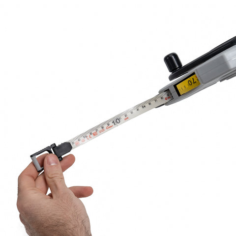 Rotella metrica INECO FAST FIBER con nastro in fibra ad avvolgimento rapido