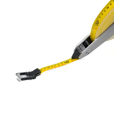 Rotella metrica INECO LONG FIBER con nastro in fibra ad avvolgimento rapido 100 mt