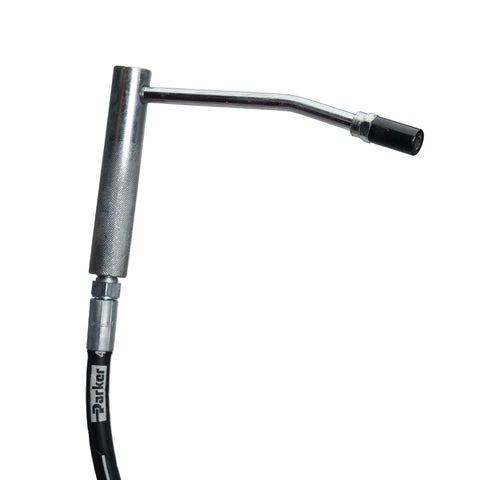 Ingrassatore a pedale con fusto